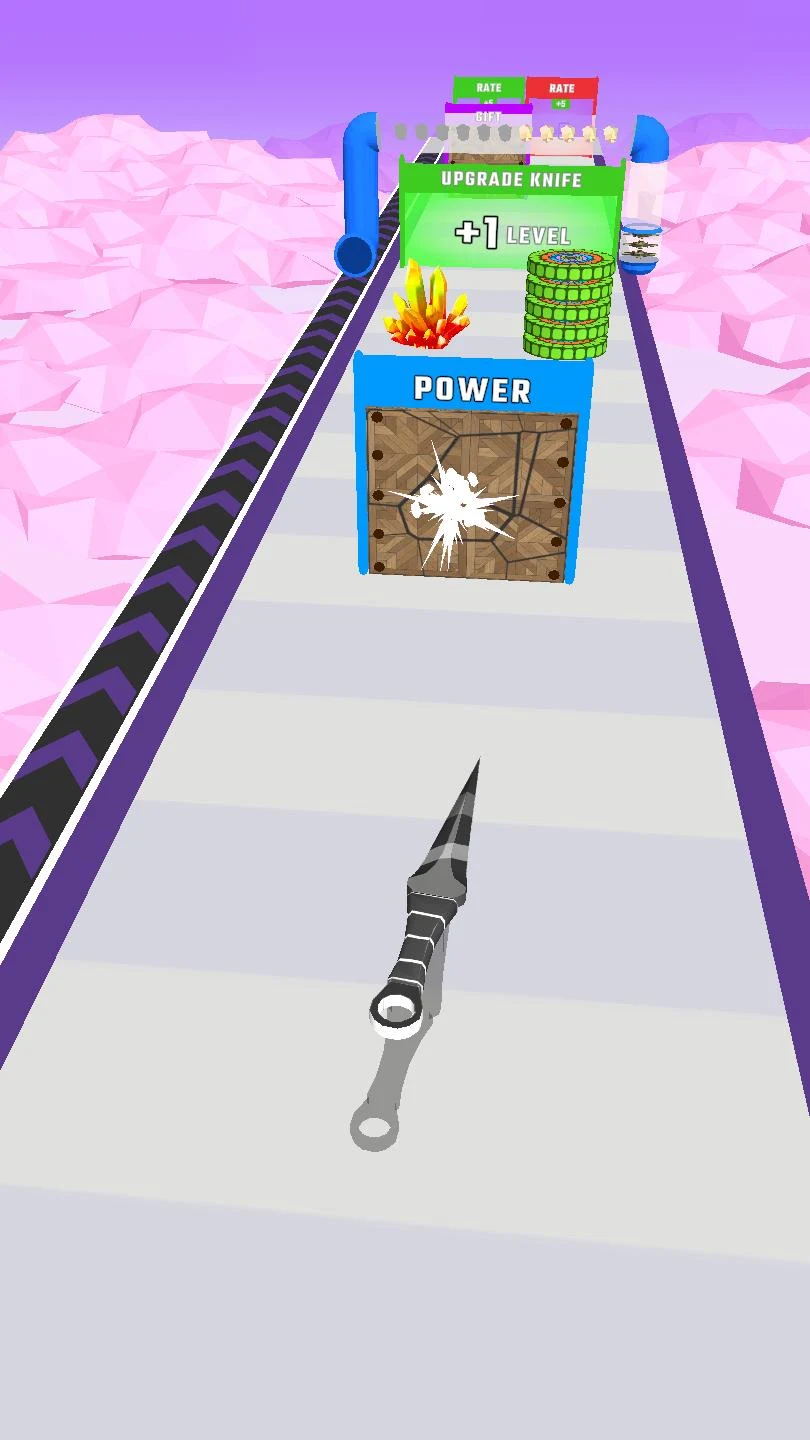 Throw Knife Run screenshot