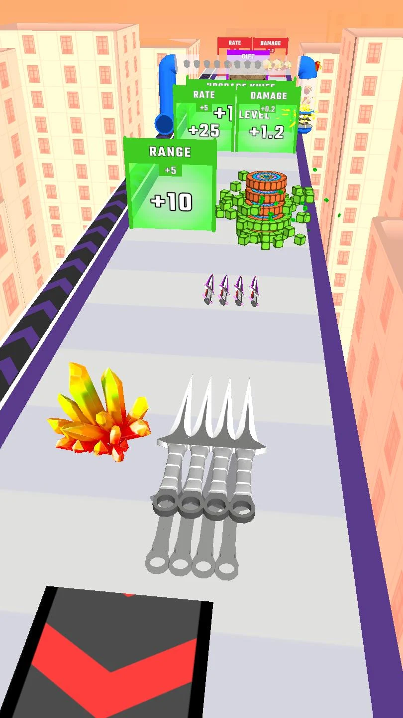 Throw Knife Run screenshot