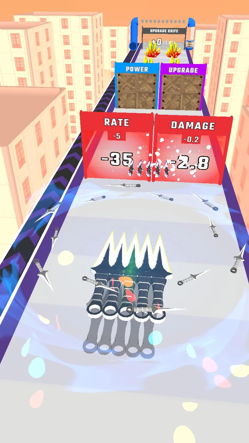 Throw Knife Run screenshot
