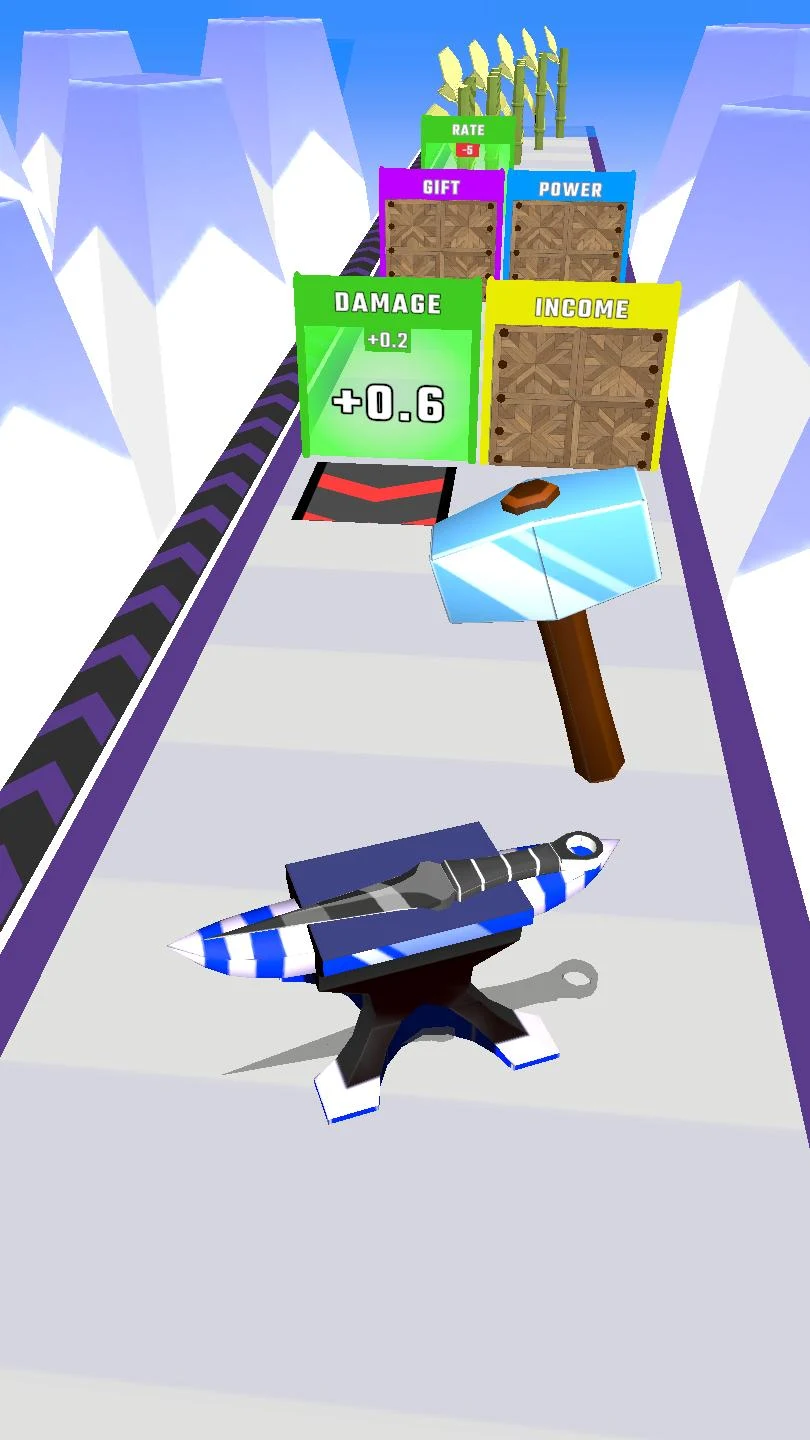 Throw Knife Run screenshot